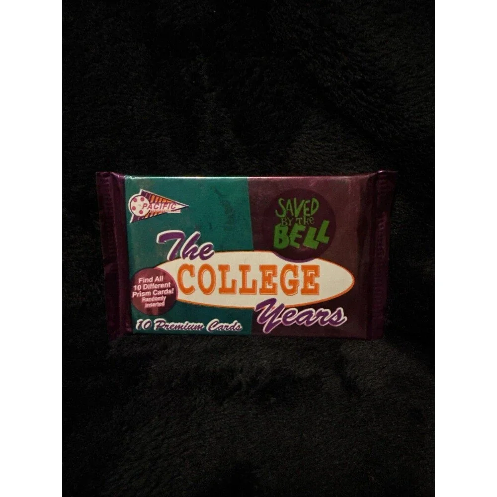 Unopened Pack Saved By The Bell The College Years Trading Cards Vintage 90s TV